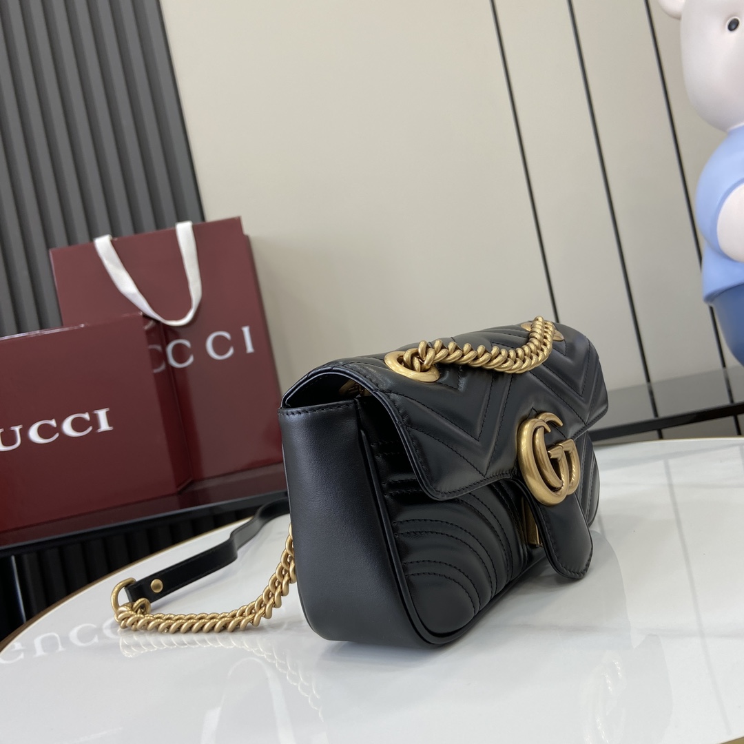 Bolso de hombro GG Marmont tamaño pequeño Gucci - Imagen 2