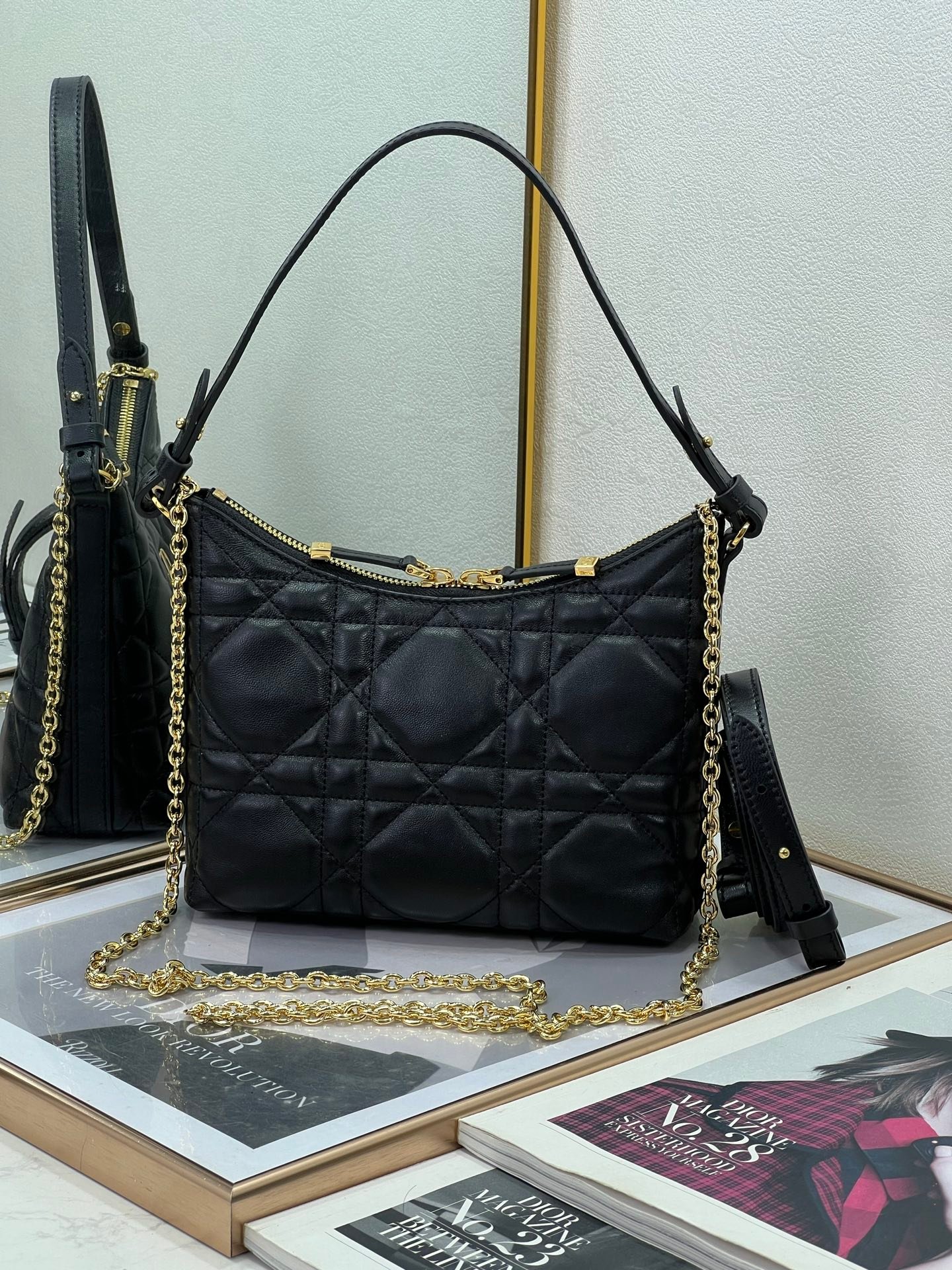 Minibolso Miss Caro Diorling con cadena Dior - Imagen 3