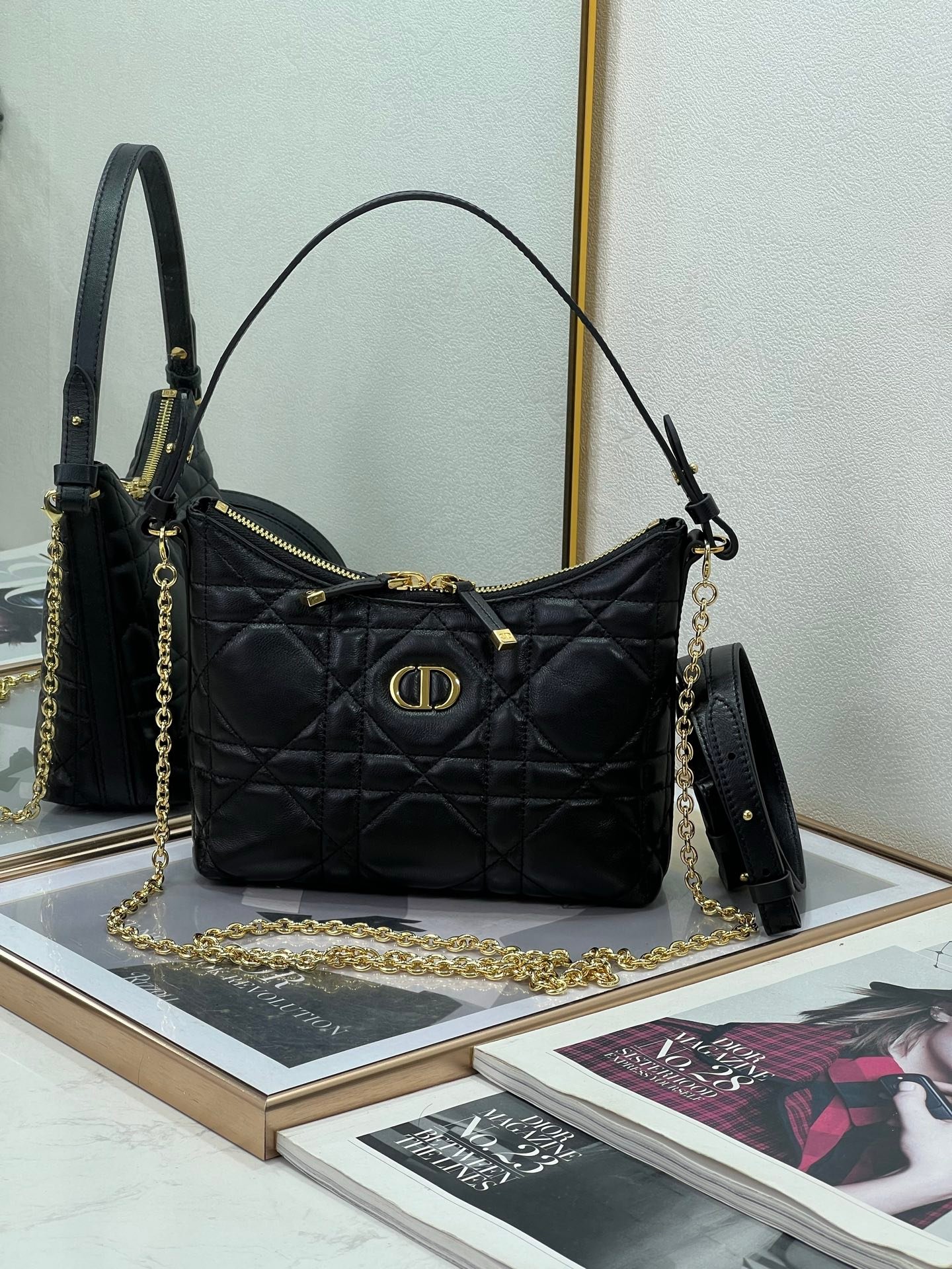 Minibolso Miss Caro Diorling con cadena Dior