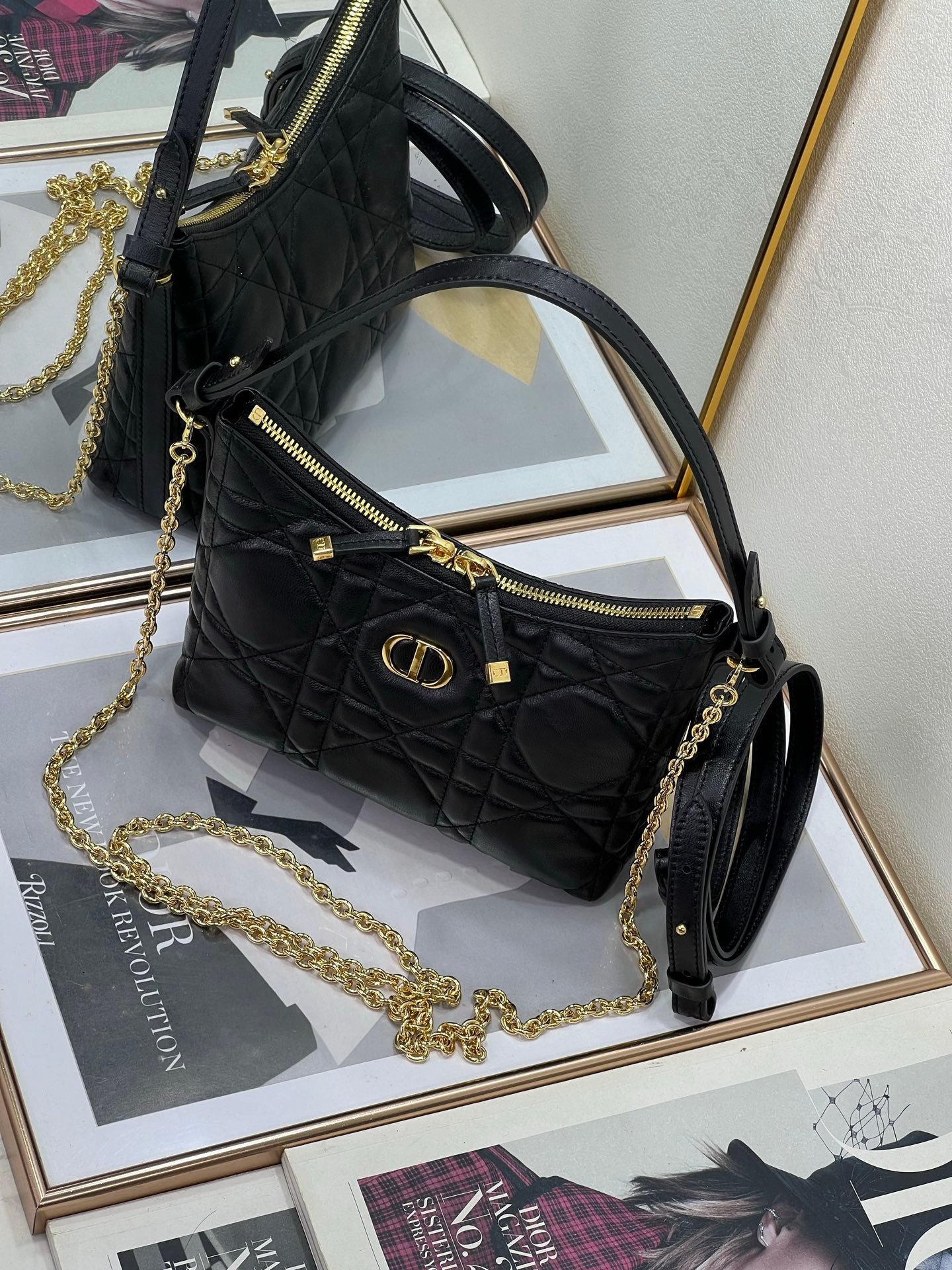 Minibolso Miss Caro Diorling con cadena Dior - Imagen 7