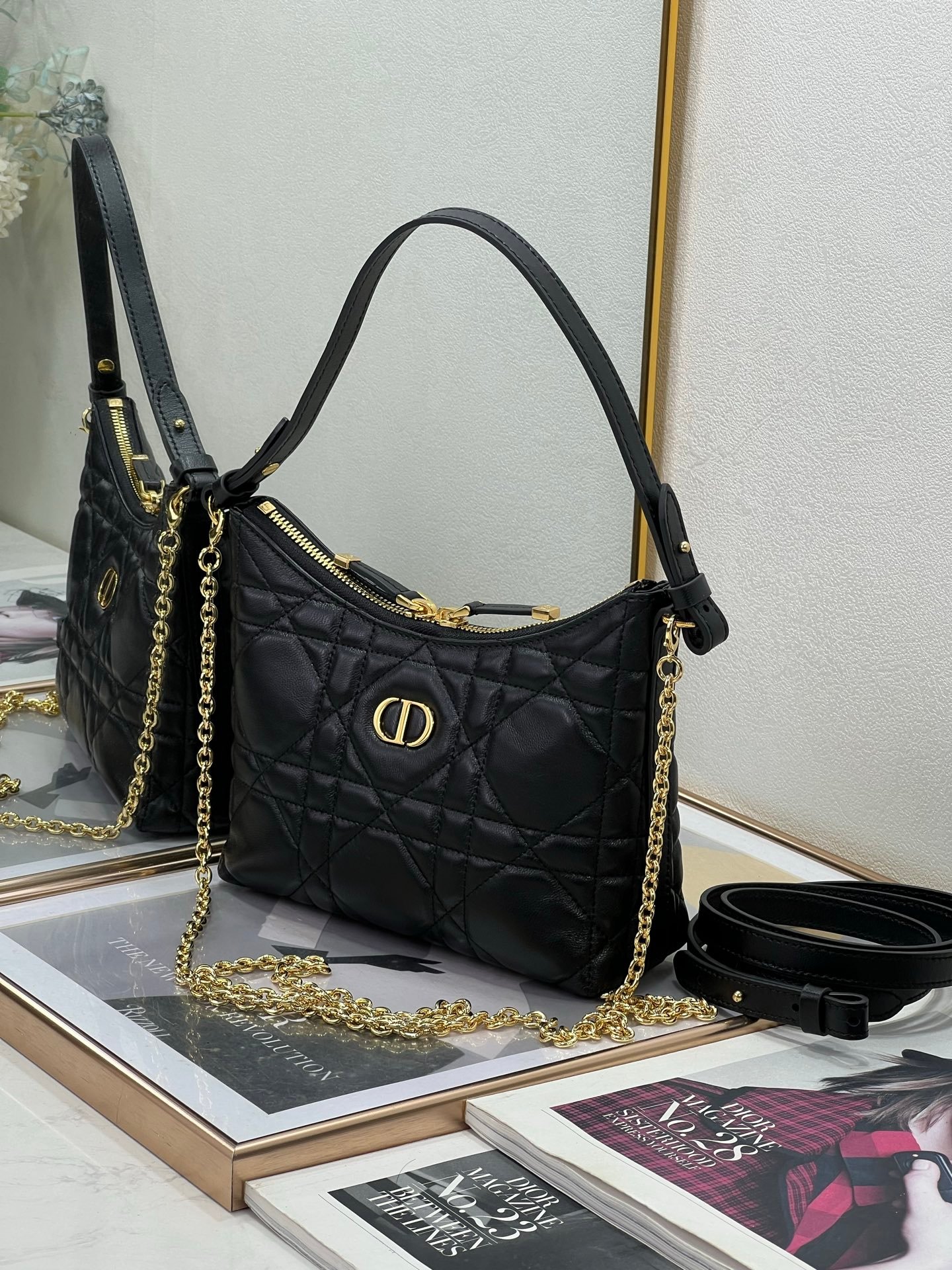 Minibolso Miss Caro Diorling con cadena Dior - Imagen 5