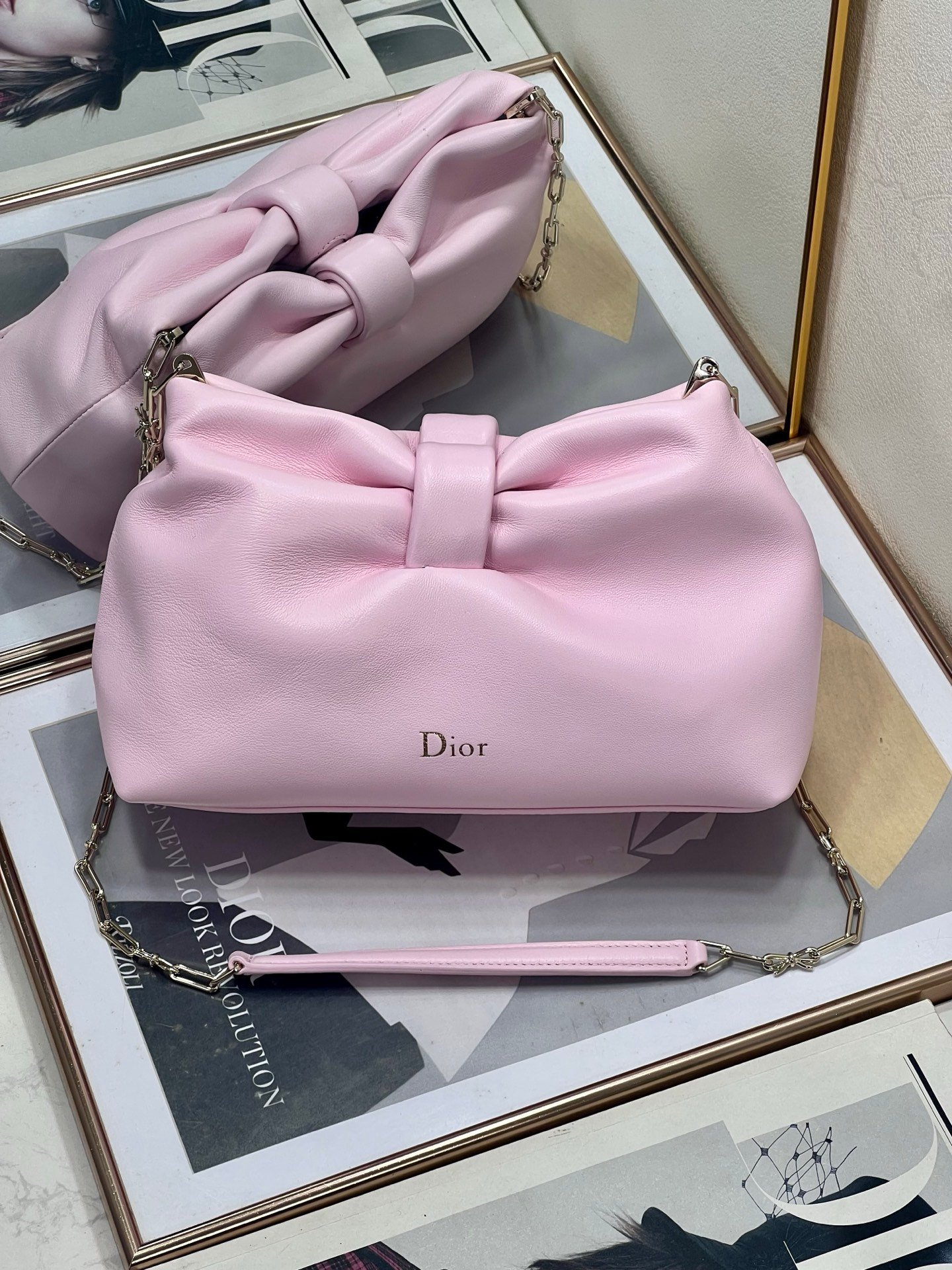 Bolso De Lazo Pequeño Dior