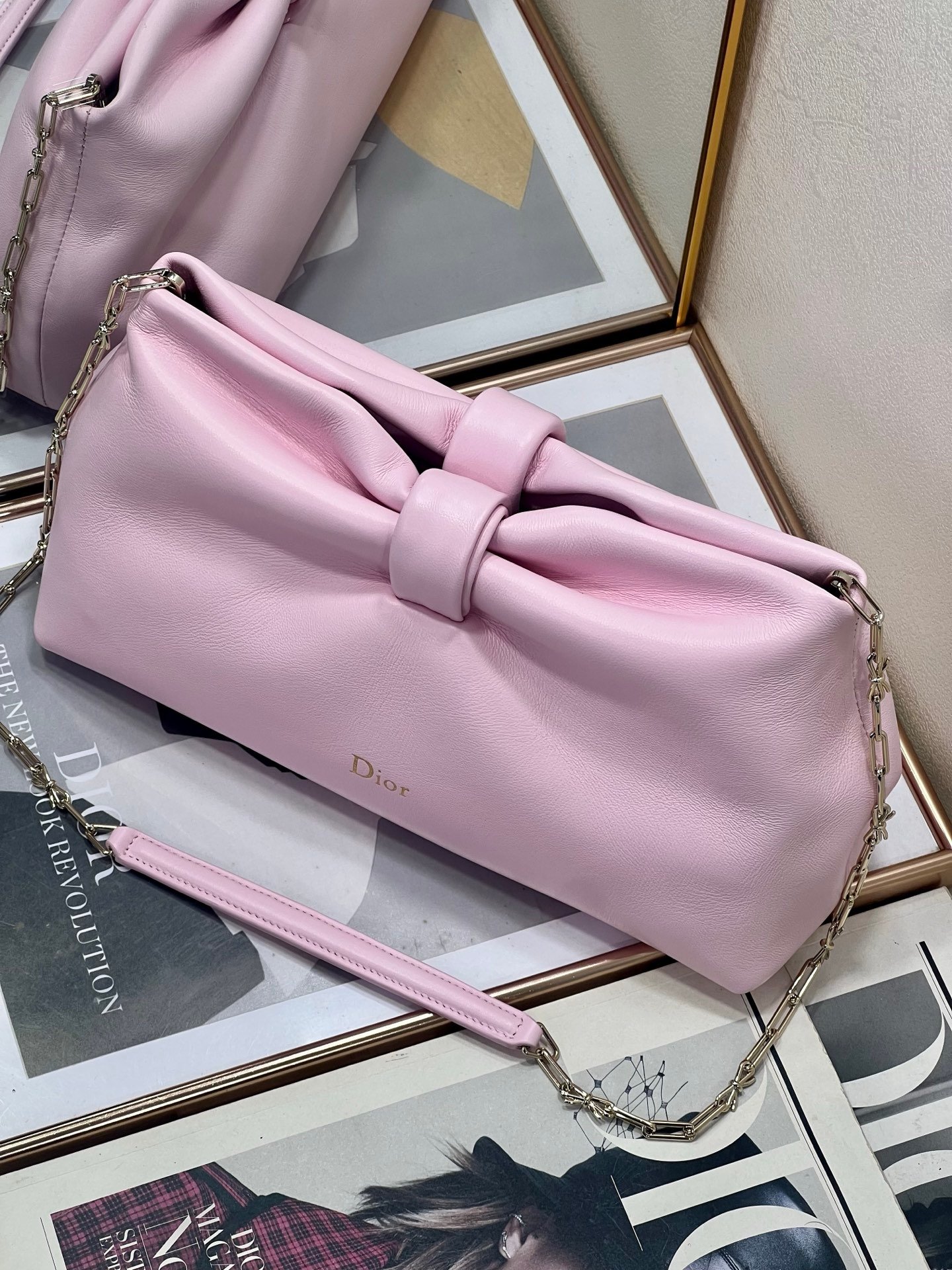 Bolso De Lazo Mediano Dior - Imagen 5