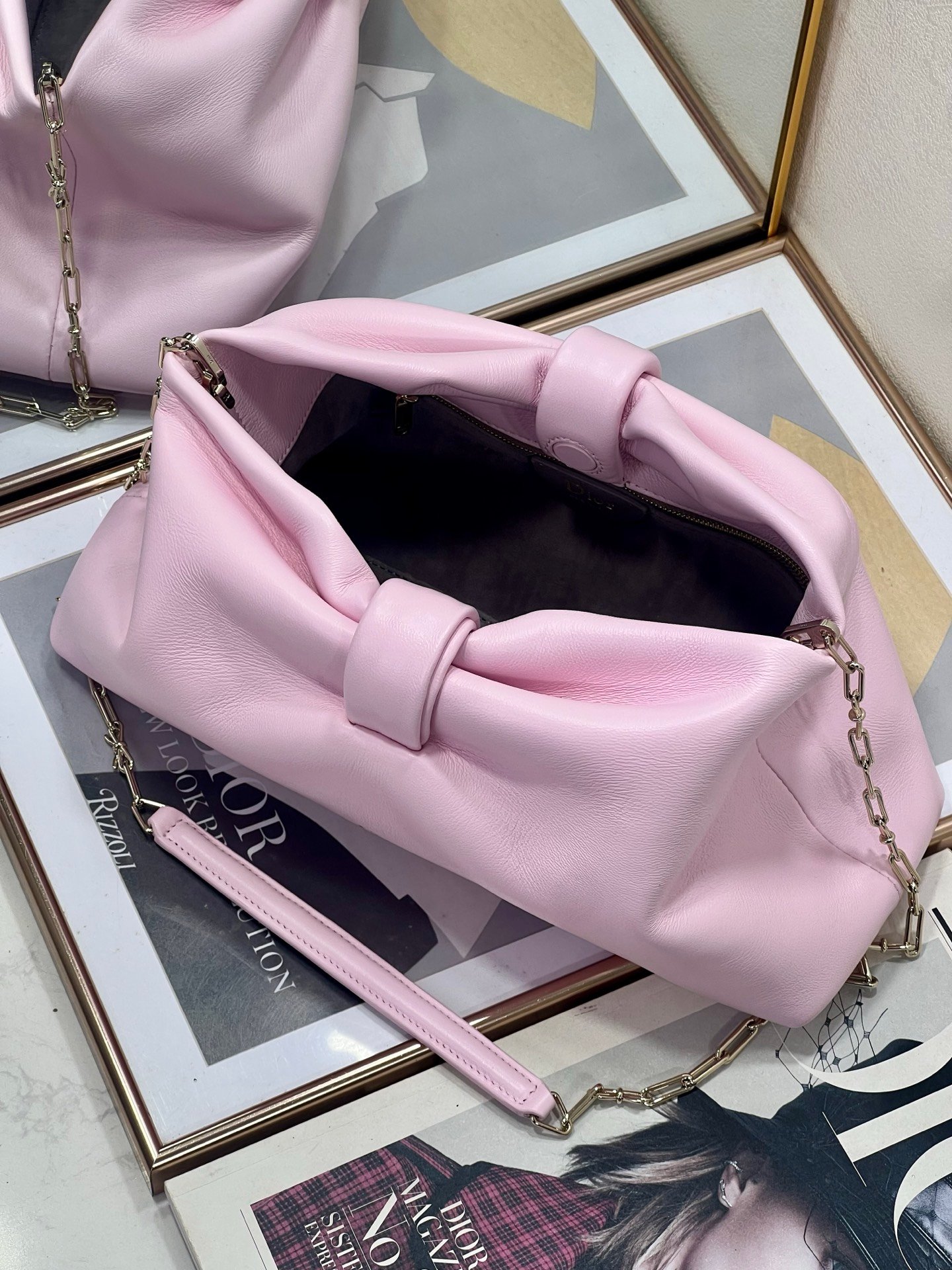 Bolso De Lazo Mediano Dior - Imagen 6