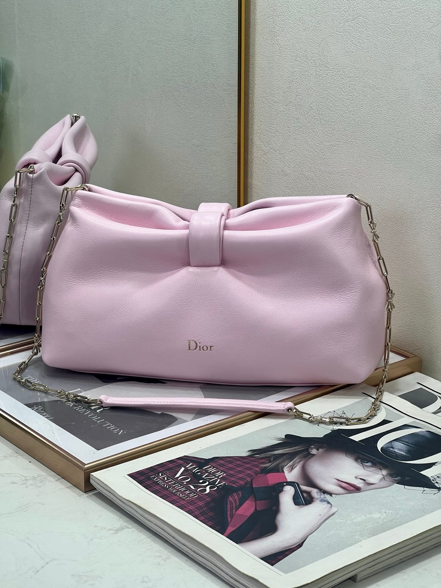 Bolso De Lazo Mediano Dior