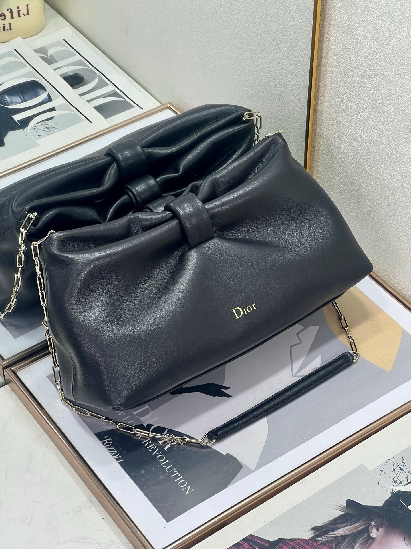 Bolso De Lazo Mediano Dior - Imagen 3