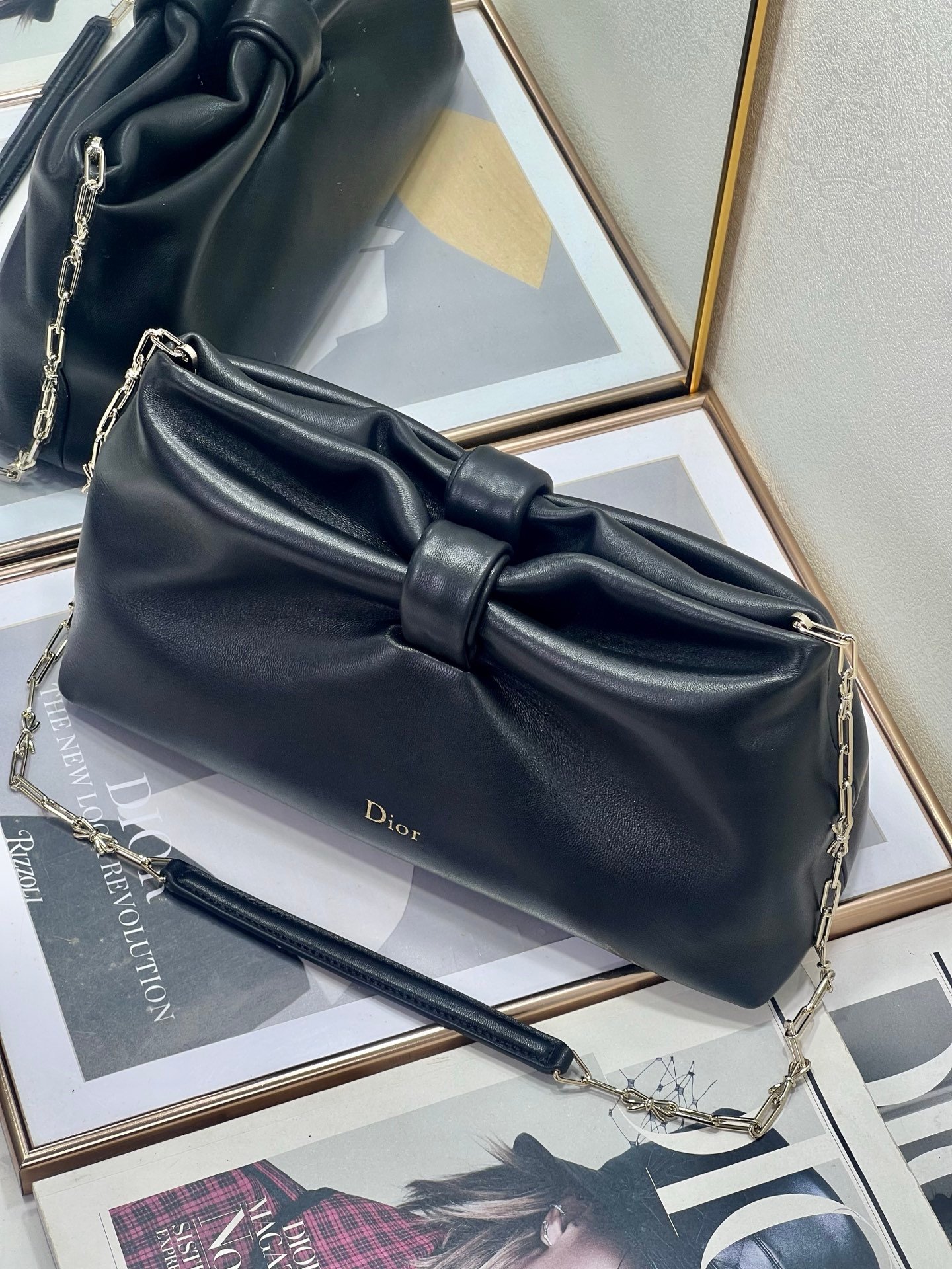 Bolso De Lazo Mediano Dior - Imagen 6