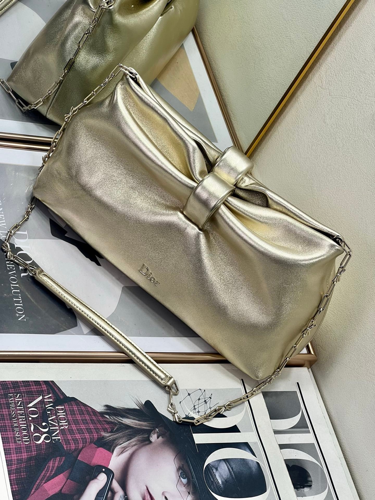 Bolso De Lazo Mediano Dior - Imagen 4