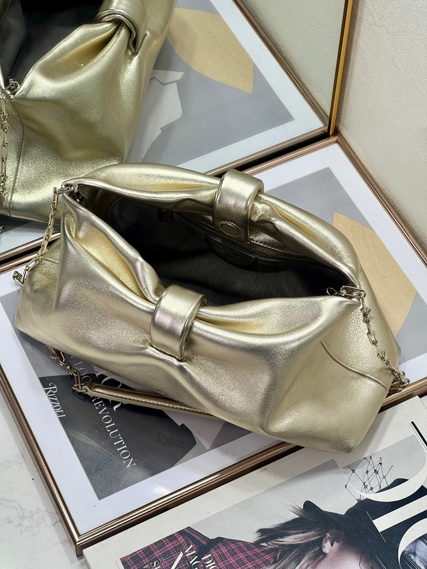 Bolso De Lazo Mediano Dior - Imagen 6