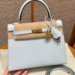 Bolso Kelly 25 Hermes (Hecho a mano)