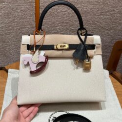 Bolso Kelly 25 Hermes Edición Limitada (Hecho a mano)