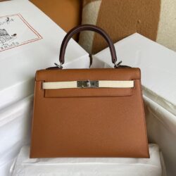 Bolso Kelly 25 Hermes Edición Limitada (Hecho a mano)