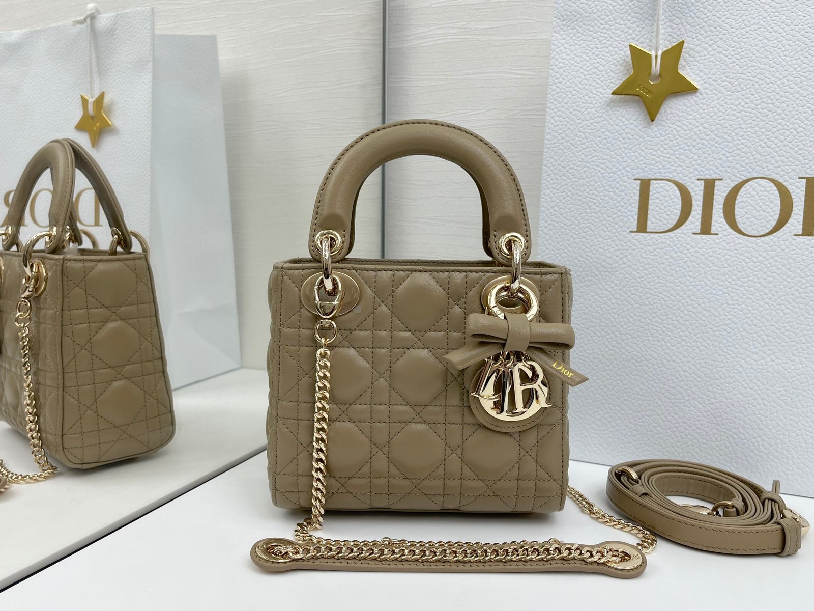 Bolso mini Lady Dior