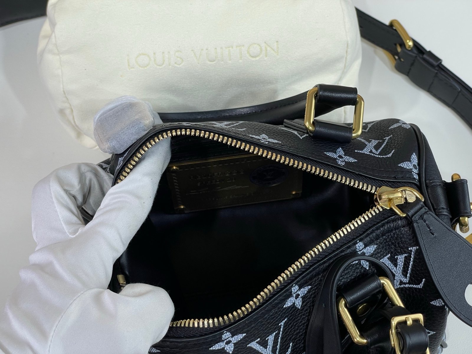 Bolso Speedy P9 20 con bandolera Louis Vuitton - Imagen 10