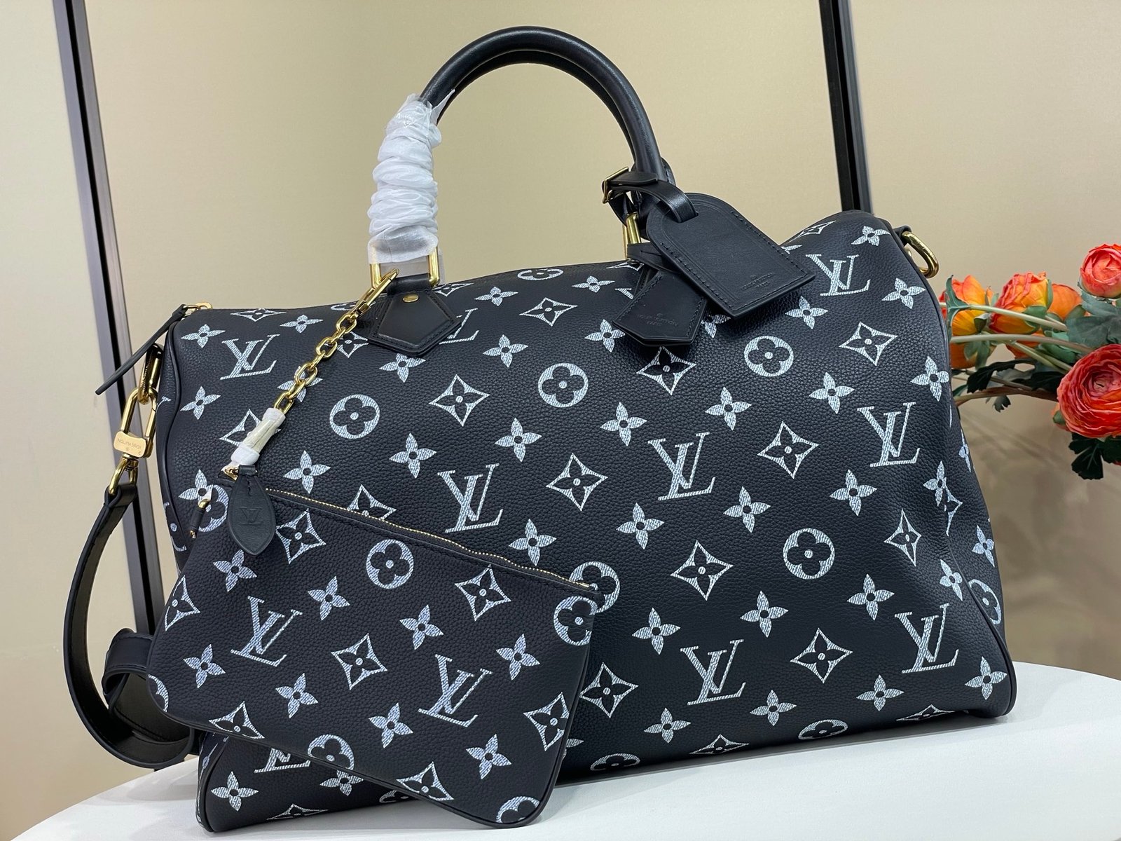 Bolsa de viaje Speedy P9 40 con bandolera Louis Vuitton