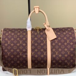 Bolsa de viaje Keepall 50 con bandolera Louis Vuitton