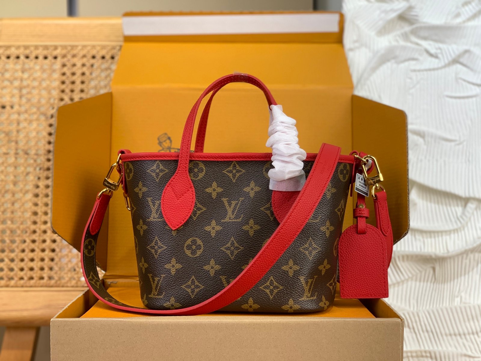 Bolso Neverfull Inside Out BB con bandolera Louis Vuitton - Imagen 3
