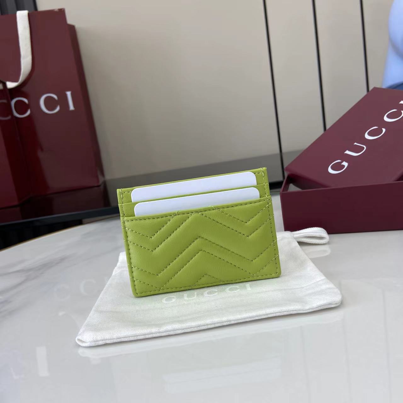 Tarjetero GG Marmont Gucci - Imagen 3