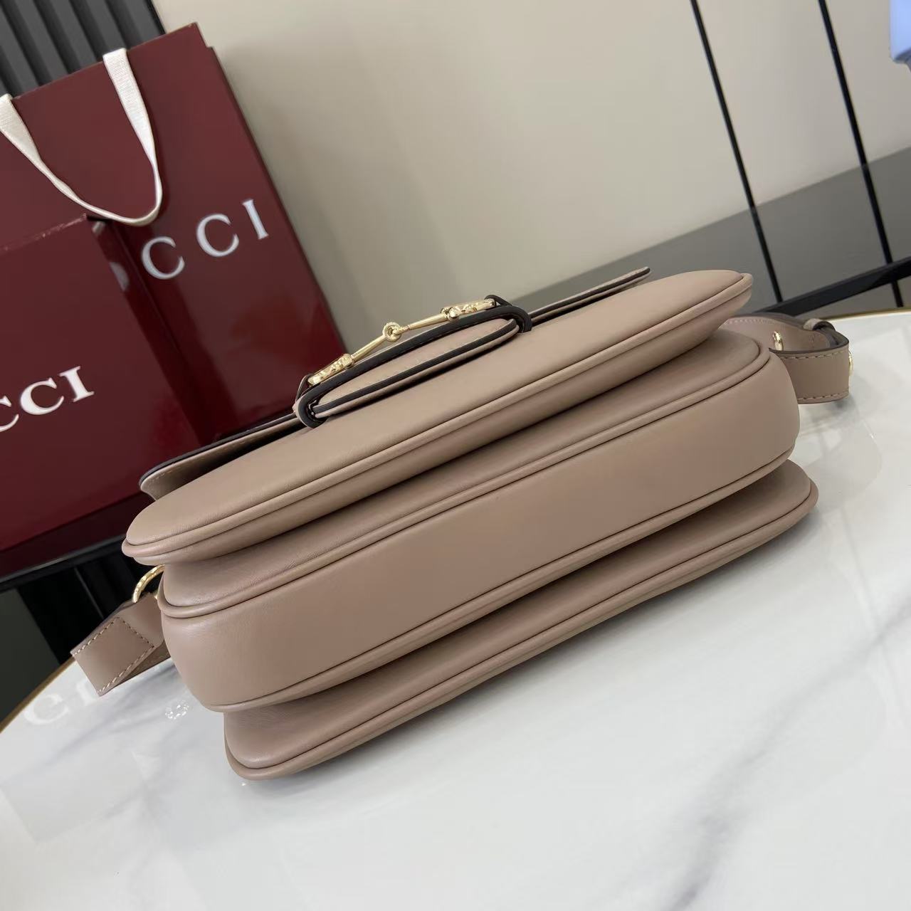 Bolso hombro Gucci Horsebit 1955 - Imagen 5