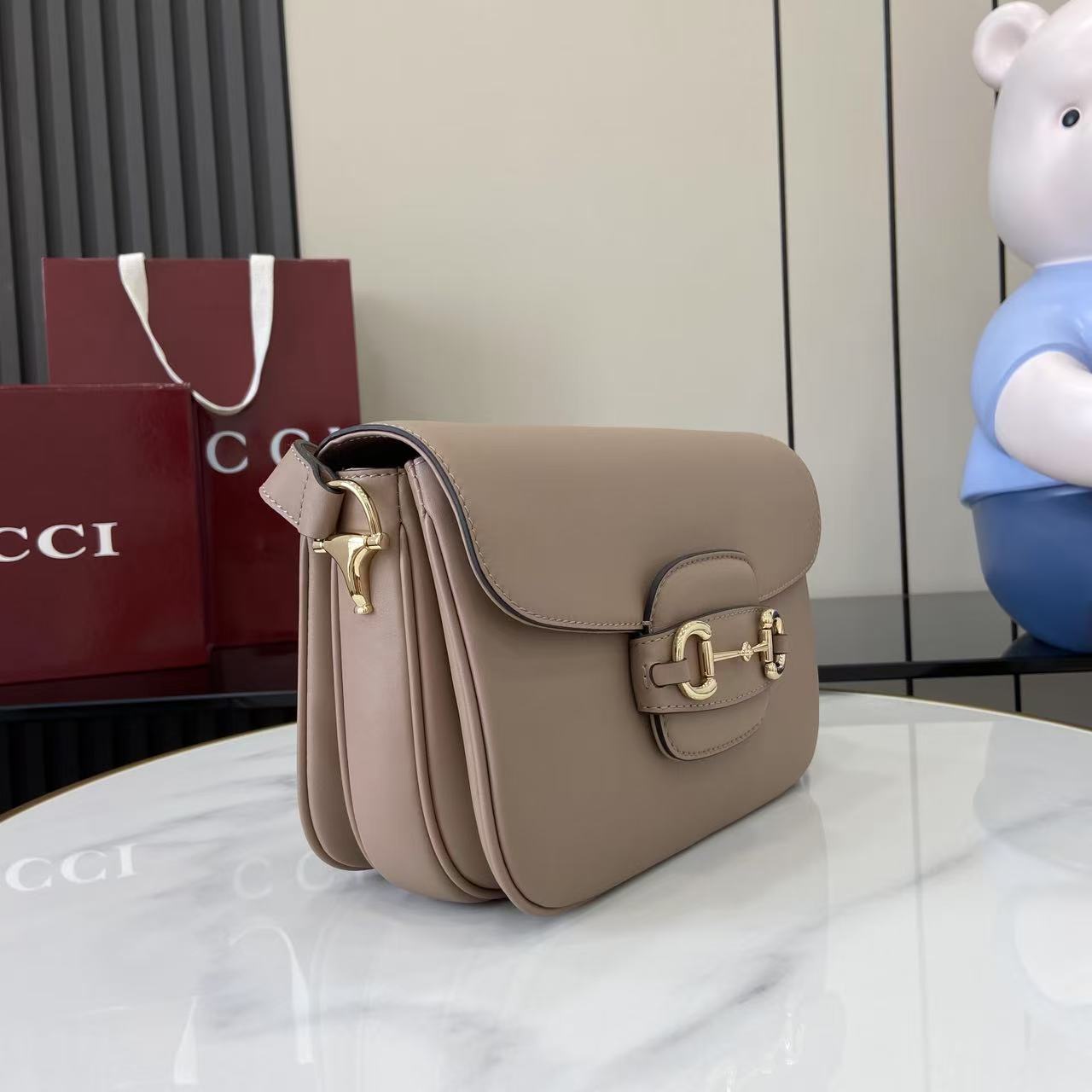 Bolso hombro Gucci Horsebit 1955 - Imagen 2