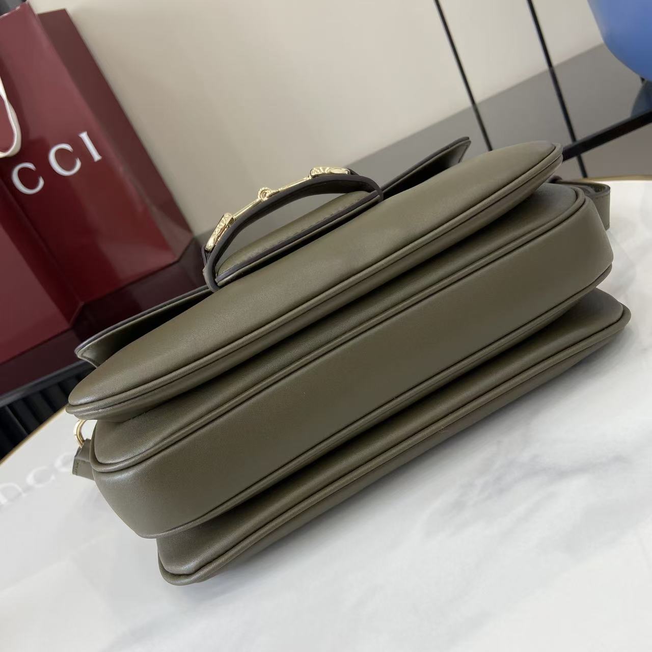 Bolso hombro Gucci Horsebit 1955 - Imagen 4