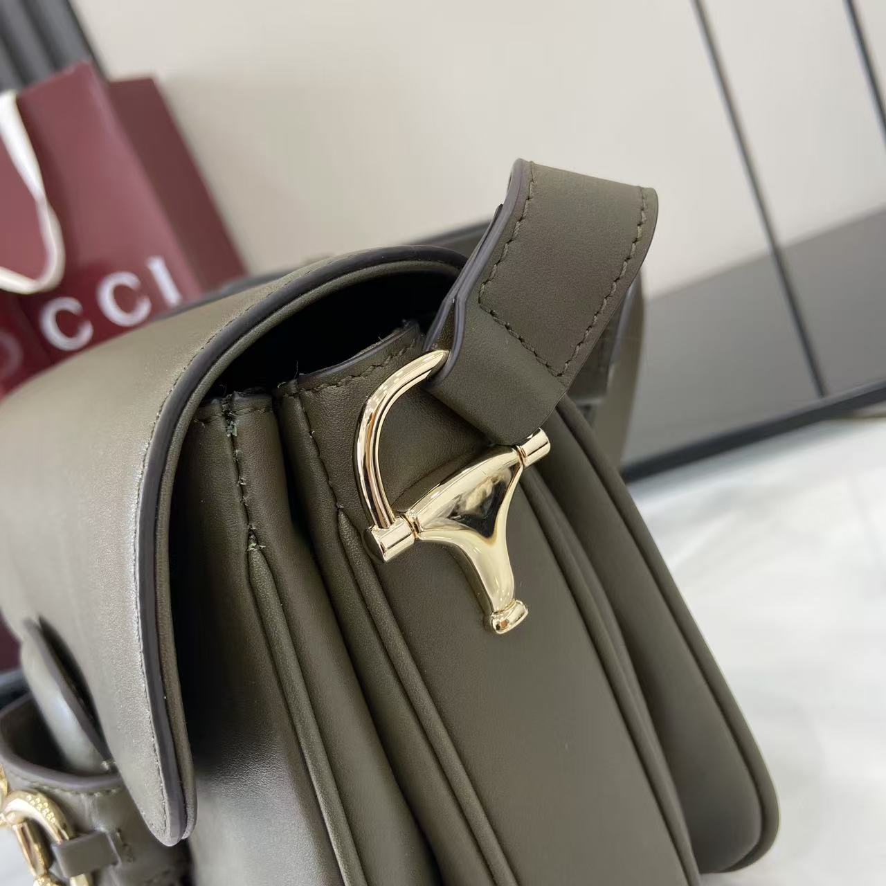 Bolso hombro Gucci Horsebit 1955 - Imagen 8