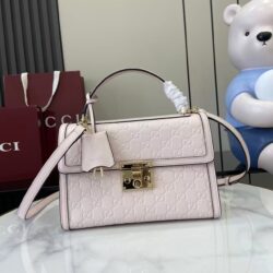 Bolso Padlock con asa superior tamaño mediano Gucci