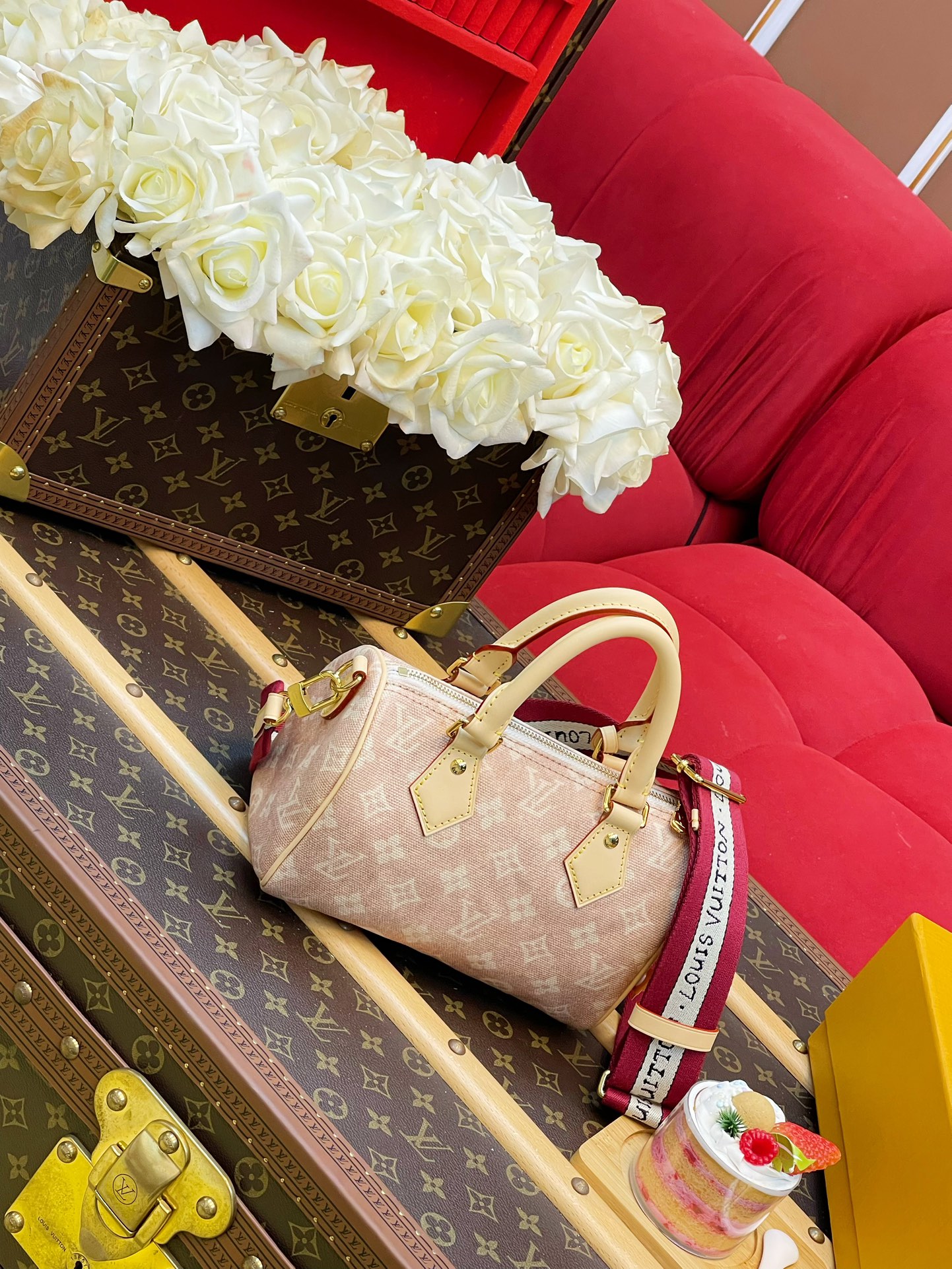 Bolso Speedy 20 con bandolera Louis Vuitton - Imagen 4
