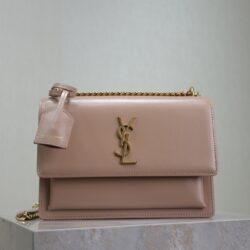 Bolso Sunset Mediano de piel lisa YSL