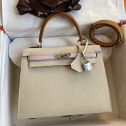 Bolso Kelly 25 Hermes Edición Limitada (Hecho a mano)